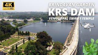 KRS Dam, Brindavan Garden Mysore, Venugopal Swamy Temple 4K #krsdam #mysore #brindavangarden