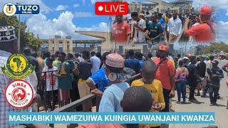 BREAKING MUDA Huu Uwanja Wa MKAPA Mashabiki Walitaka Kuingia Uwanjani Ghafla Wakazuiwa Tena