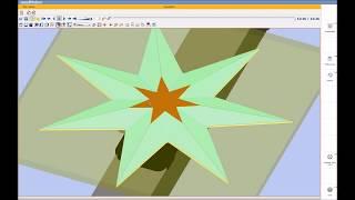 christmas star with woodwop 5 and 7.2