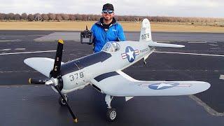 TOP RC F4U CORSAIR SCALE FLIGHT DEMO WITH BRENT HECHT!