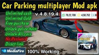 Car Parking Multiplayer Mod Apk Unlimited cash & gold full mod menu  #carparkingmultiplayer