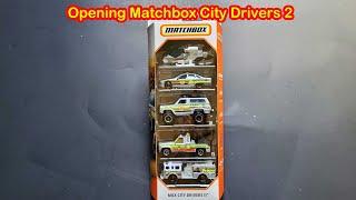 Opening Matchbox City Drivers II five pack