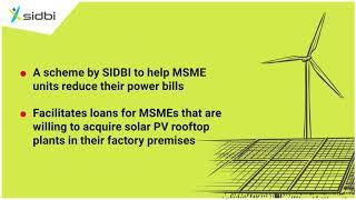 SIDBI Term Loan Assistance for Rooftop Solar PV Plants (STAR) Scheme