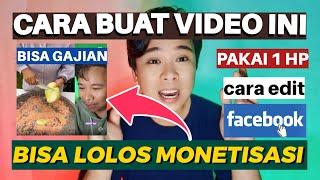 TUTORIAL CARA BUAT VIDEO REACTION UNTUK FB PRO AMAN DAN LOLOS MONETISASI FACEBOOK️