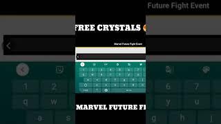 FREE CRYSTAL COUPON CODE  HURRY UP #marvelfuturefight #mff #armainstream