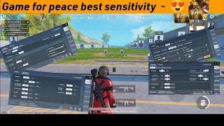 Game For Peace | Best Sensitivity | 2023 #gaming #gameforpeace #wechat