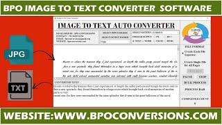 Image to text conversion app | Image to notepad converter app