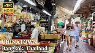 [BANGKOK] Chinatown "Exploring 200-Year-Old Market In Chinatown!" | Thailand [4K HDR Walking Tour]