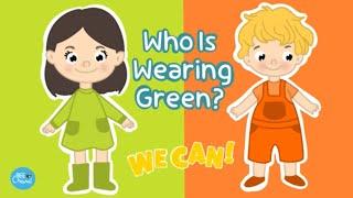 Green , orange , brown , who is wearing green ? - وي كان we can 3 انشودة