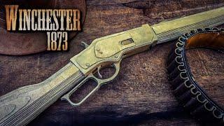 Cardboard WINCHESTER 1873 | Lever-action | Shell-ejecting | Free Templates