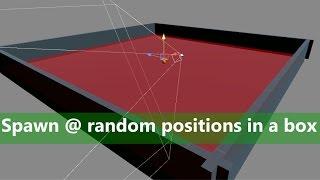 [Unity 5] Tutorial: How to spawn objects at random position in a given area