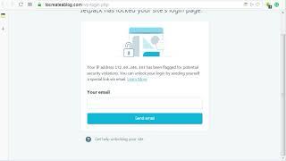 How to Fix Jetpack has locked your site's login page Error: Easy solution