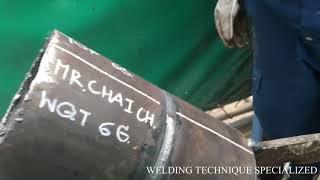 Welding Work | Welder Qualification Test 6G, 6" Sch.40 | GTAW+SMAW