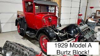 Putting a BURTZ BLOCK ENGINE in my 1929 Ford Model A! Dream Truck Part One