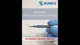 A variety of Capsulorhexis Forceps by RUMEX. Which one do you prefer?