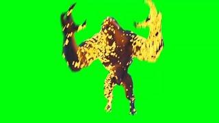 temple run monster running volcano island green screen effect