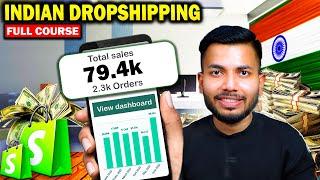 FREE Indian Dropshipping Course | COMPLETE A- Z GUIDE 2024