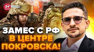 НАКИ: Ад на ФРОНТЕ! FPV россиян палят машины ВСУ в ПОКРОВСКЕ. Украинцы давят РФ бронёй в КУРСКЕ