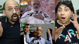 PM Modi Speech About Pakistan  Vs PM Shehbaz Sharif Speech About India  || Reaction