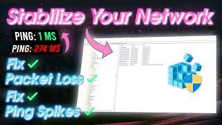 How to Fix Ping Spikes and Packet Loss in any Game (Stabilize Network Connection)