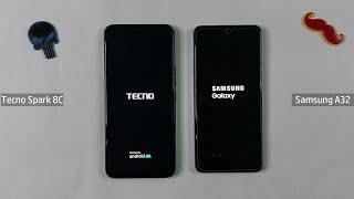 Samsung A32 Vs Tecno Spark 8C Speed Test