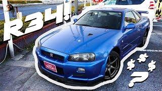 How Much is a Nissan Skyline R34 GTR in JAPAN?? (Less than you think)