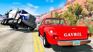 Bus and Truck Crashes #4 - BeamNG DRIVE | SmashChan