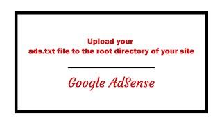 How to fix ads.txt file | Google AdSense