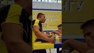 Championship of Ukraine in Armwrestling 2022 Juniors Men Left hand 65kg Final