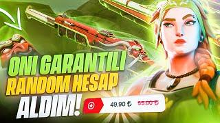 ONİ GARANTİLİ RANDOM HESAP ALDIM VE DERECELİ GİRDİM! Valorant