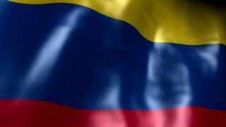 Bandera de Colombia Ondeando