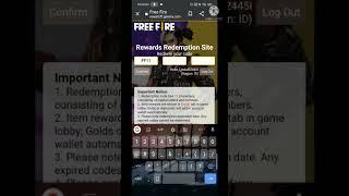 21 DECEMBER FREE FIRE REDEEM CODE || FREE FIRE REDEEM CODE || #shorts