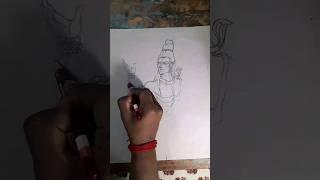 Drawing Lord Shiva part 1 by me @ayushguptaeditz #shorts #fyp #drawing #subscribe #sketch #shiv