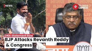 Ravi Shankar Prasad Accuses Congress Of Divisive Plans, Cites DNA Remark By Revanth Reddy