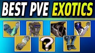 The TOP 5 PVE Exotic Armor Pieces For EACH Class in Destiny 2 Lightfall... | Destiny 2