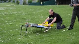 Pulse jet Catapult test 1. without engine run (by Bazsi)