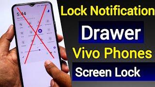 How to Disable On Lock Screen For Notification Drawer Vivo | Lock Notification Panel On Lock Screen