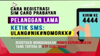 Registrasi SIM Card Prabayar