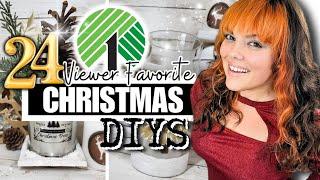 TOP 24 dollar tree christmas home decor DIYS OF 2024 (EASY CRAFT IDEAS THAT DONT LOOK CHEAP)