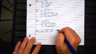 Derivatives of Exponential Functions 1