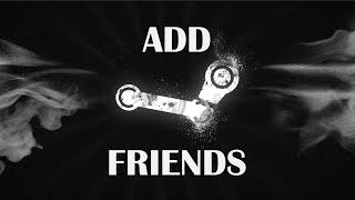 How to add friends on Steam with a New Account for FREE?! HD