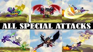 ALL SPECIAL ATTACKS TEKKEN CROSSOVER | BRAWLHALLA