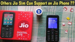 Others Jio Sim Can Support on Jio Phone??? | Jio Sim Cards Test on Jio Phone