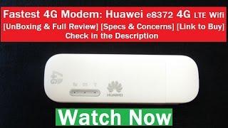 Huawei E8372 4G LTE Wifi Dongle [Unlocked] [Unboxing & Review] [2017]