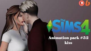 Sims 4  Animation pack #52 kiss  (DOWNLOAD)