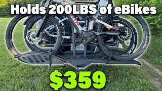 This Bike Rack Can Hold 200LBS and Isn't Over Priced: OutFitR's Young Electric eBike Rack