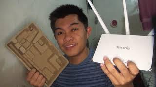 Tenda F3 - Unboxing and Initial Setup (Tagalog)