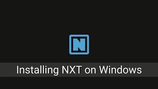 Install NXT on Windows