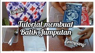 Tutorial Membuat Batik Jumputan || Batik Ikat Celup || Tugas Kelas 5 SD