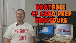 RetroTutorial: Preparing a Bootable CF Card for a Retro Install (DOS, Win95, etc.) Using A Modern PC